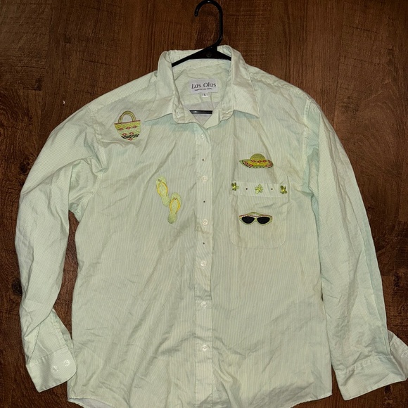 Vintage Las Olas shirt (green) - Picture 1 of 2